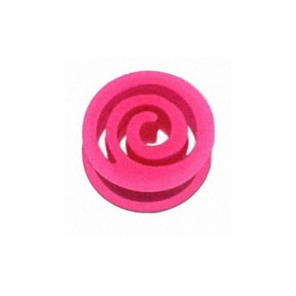 Taffstyle Plug Ohr Plug Flesh Tunnel Ohrpiercing Silikon Spirale, Ohr Plug Flesh Tunnel Piercing Ohrpiercing Silikon Spirale