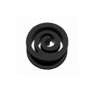 Taffstyle Plug Ohr Plug Flesh Tunnel Ohrpiercing Silikon Spirale, Ohr Plug Flesh Tunnel Piercing Ohrpiercing Silikon Spirale