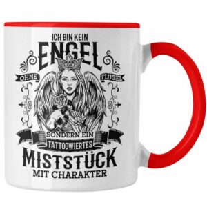 Trendation Tasse Trendation - Tattoo Tasse Spruch Tätowiererin Geschenk Frauen Geschenk