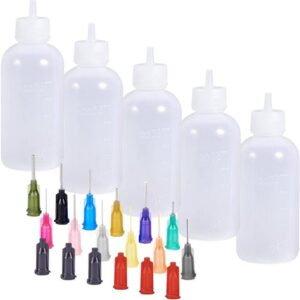 longziming Trinkflasche Diy Kleberflasche, Applikatorflaschen Set Für Diy Tattoo Paint (30ml)