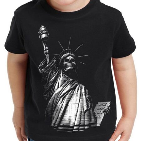 style3 Print-Shirt Kinder T-Shirt Liberty Graffiti usa freiheitsstatue new york punk rock tattoo