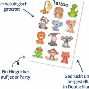 Avery Zweckform Kindertattoo Avery Zweckform - Tattoo Aufkleber - Autos 56685