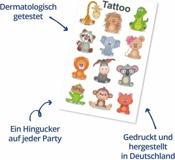 Avery Zweckform Kindertattoo Avery Zweckform - Tattoo Aufkleber - Autos 56685