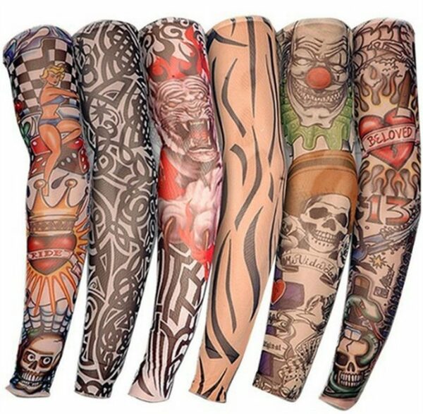 BOTRIBAS Armlinge Tattoo Ärmel Tattoo Armstrumpf Arm (6-St)