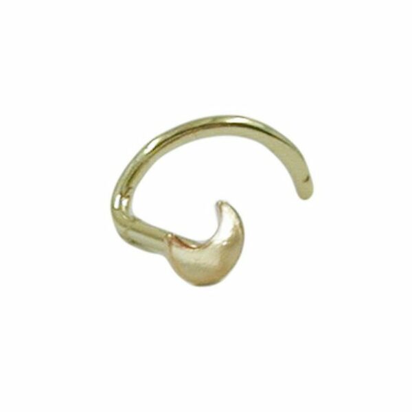 Erario D'Or Nasenpiercing Piercing Mond 14Kt GOLD, Made in Germany