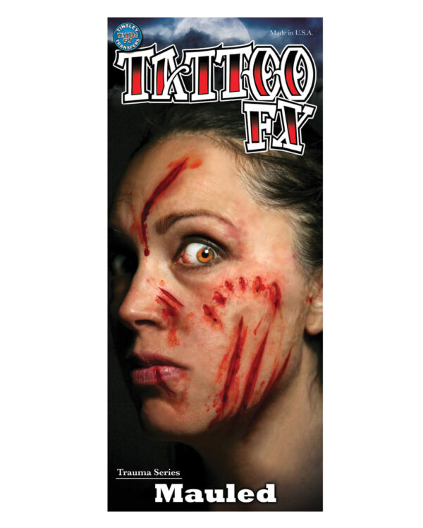 FX Fleischwunden Tattoo Halloween Make-up Effekt