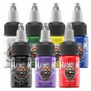 KINSI Schmuck-Tattoo Tattoo-Tintenset 7 Farben, Tattoo-Farben, Tattoo-Pigmente, 15ml, Tattoo-Farben für professionelle Tätowierer, Hobby-Tätowierer