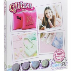 Knorrtoys® Kindertattoo Glitza Art Simply Girly mit Glitzer und 100 Tattoos