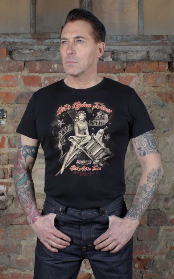 Rumble59 - T-Shirt - Hell's Kitchen Tattoos #S