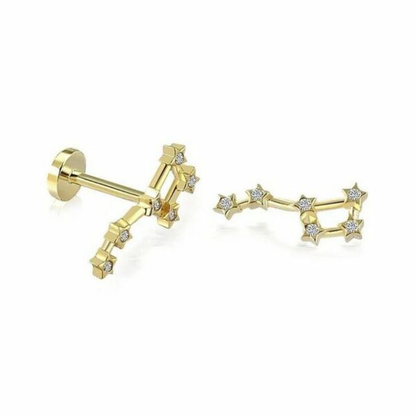 queppe Single-Ohrstecker Ursa Major Piercing