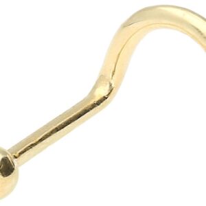 18Karat Echtgold Nasenstecker mit 1.6mm-Kugel