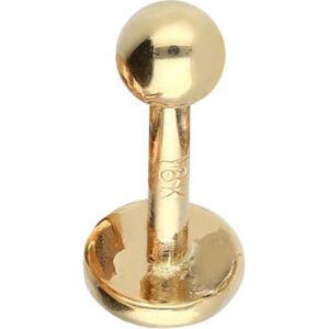 Labret 18karat Echtgold Gelbgold    1.2mm x 6mm