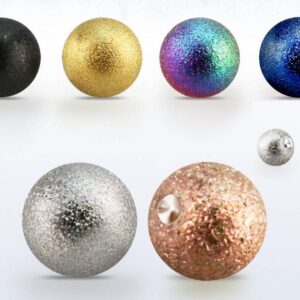 Klemmkugel BCR-Ball Diamantoptik silberfarbig schwarz goldfarbig roségoldfarbig rainbow dunkelblau