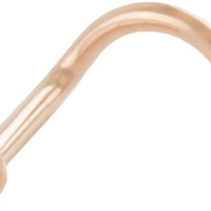 Nasenstecker Spirale Chirurgenstahl roségoldfarbig Kugel  1.0mm Stärke