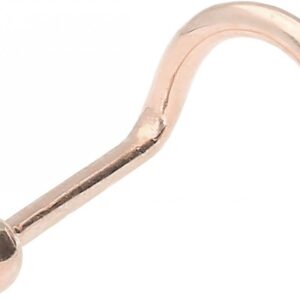 18Karat Gold Roségold Nasenstecker mit 1.6mm-Kugel