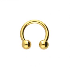 Hufeisen Circular 18karat Gold  Gelbgold 1.2mm x 6mm