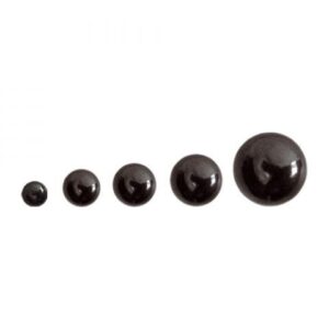 Stahl Piercing Kugel schwarz Verschluss 1.2/1.6mm Schraubkugel