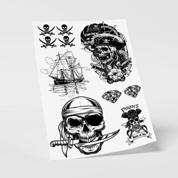 Tattoo Set N°34 "Seaborn" A4